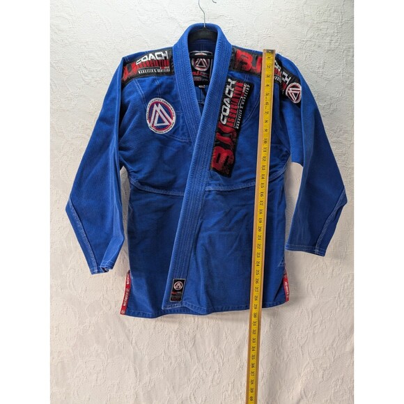 BJJ COACH ASSOCIATION OFFICIAL COMPETITION TRAINING BJJ Blue Gi UNIFORM A3 - Picture 4 of 16